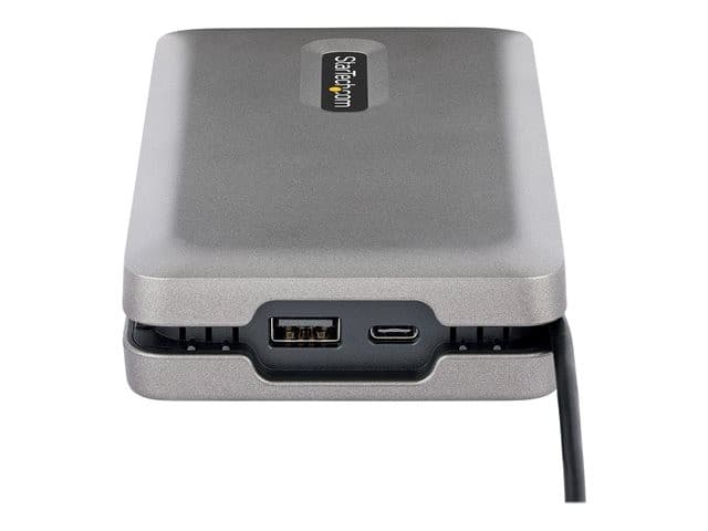 StarTech.com DKM31C3HVCPD USB-C Multiport Adapter Docking Station - 4K 60Hz HDMI, VGA, USB-C DP Alt Mode, 2x USB-A 10Gbps, Gigabit Ethernet, 100W PD Pass-Through - Space Grey - Image 3