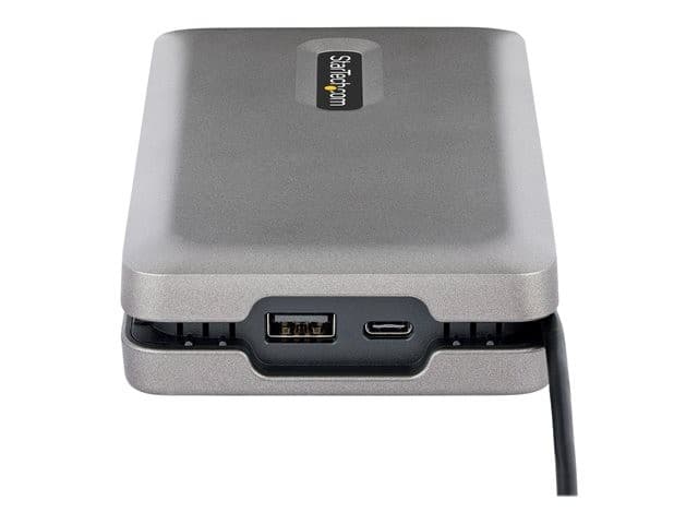 StarTech.com DKM31C3HVCPD USB-C Multiport Adapter Docking Station - 4K 60Hz HDMI, VGA, USB-C DP Alt Mode, 2x USB-A 10Gbps, Gigabit Ethernet, 100W PD Pass-Through - Space Grey - Image 4