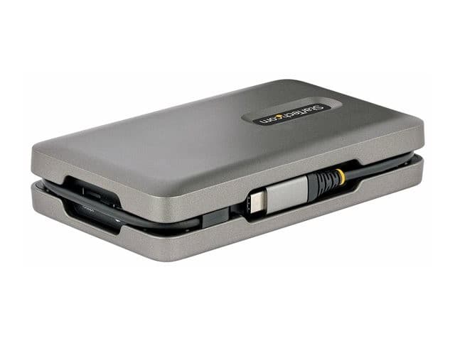 StarTech.com DKM31C3HVCPD USB-C Multiport Adapter Docking Station - 4K 60Hz HDMI, VGA, USB-C DP Alt Mode, 2x USB-A 10Gbps, Gigabit Ethernet, 100W PD Pass-Through - Space Grey - Image 5