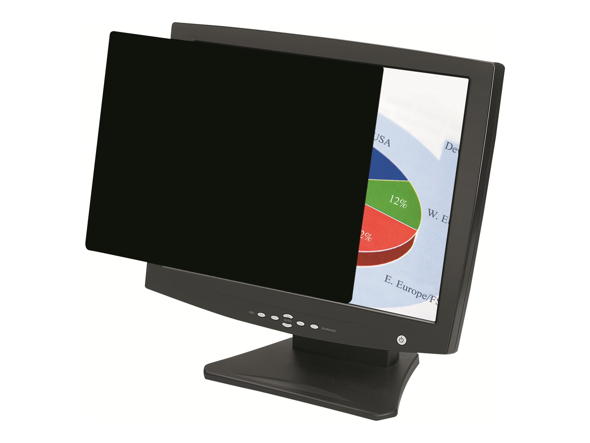 Fellowes PrivaScreen Blackout Privacy Filter 21.5" Widescreen 16:9 - Black (4807001)