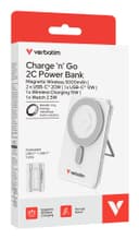 Verbatim Charge'n'Go 2C Power Bank 5000 mAh Silver thumbnail 4