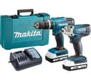 MAKITA DK18922A 18V Cordless Combi Drill and Impact Driver Set with 2 Batteries thumbnail 1