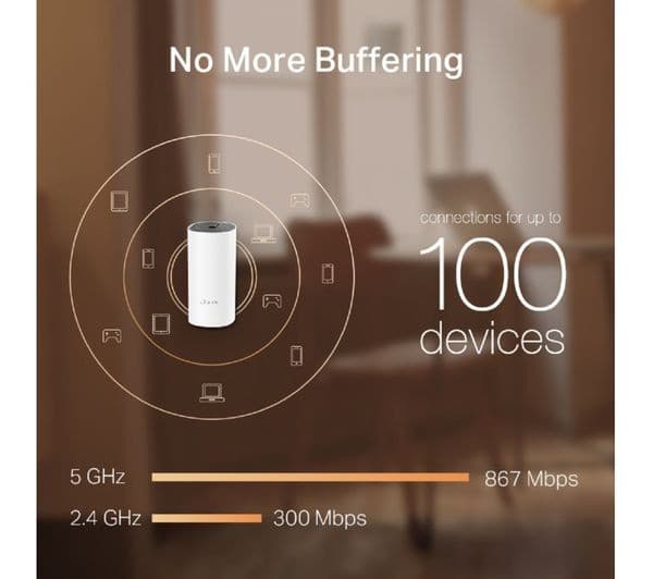 TP-Link Deco M4 AC1200 Dual-Band Whole Home Mesh Wi-Fi System - Twin Pack - Image 9