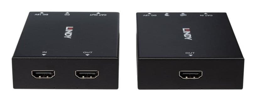 Lindy 39350 100m Cat.6 HDMI & USB KVM Extender - Transmitter & Receiver (Full HD 1080p, PoC) - Image 2