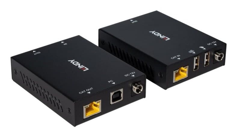 Lindy 39350 100m Cat.6 HDMI & USB KVM Extender - Transmitter & Receiver (Full HD 1080p, PoC) - Image 4