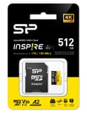 512GB Silicon Power Inspire microSDXC Card with SD Adapter, A2, V30, UHS-1, Up to 170MB/s Read, 150MB/s Write thumbnail 2