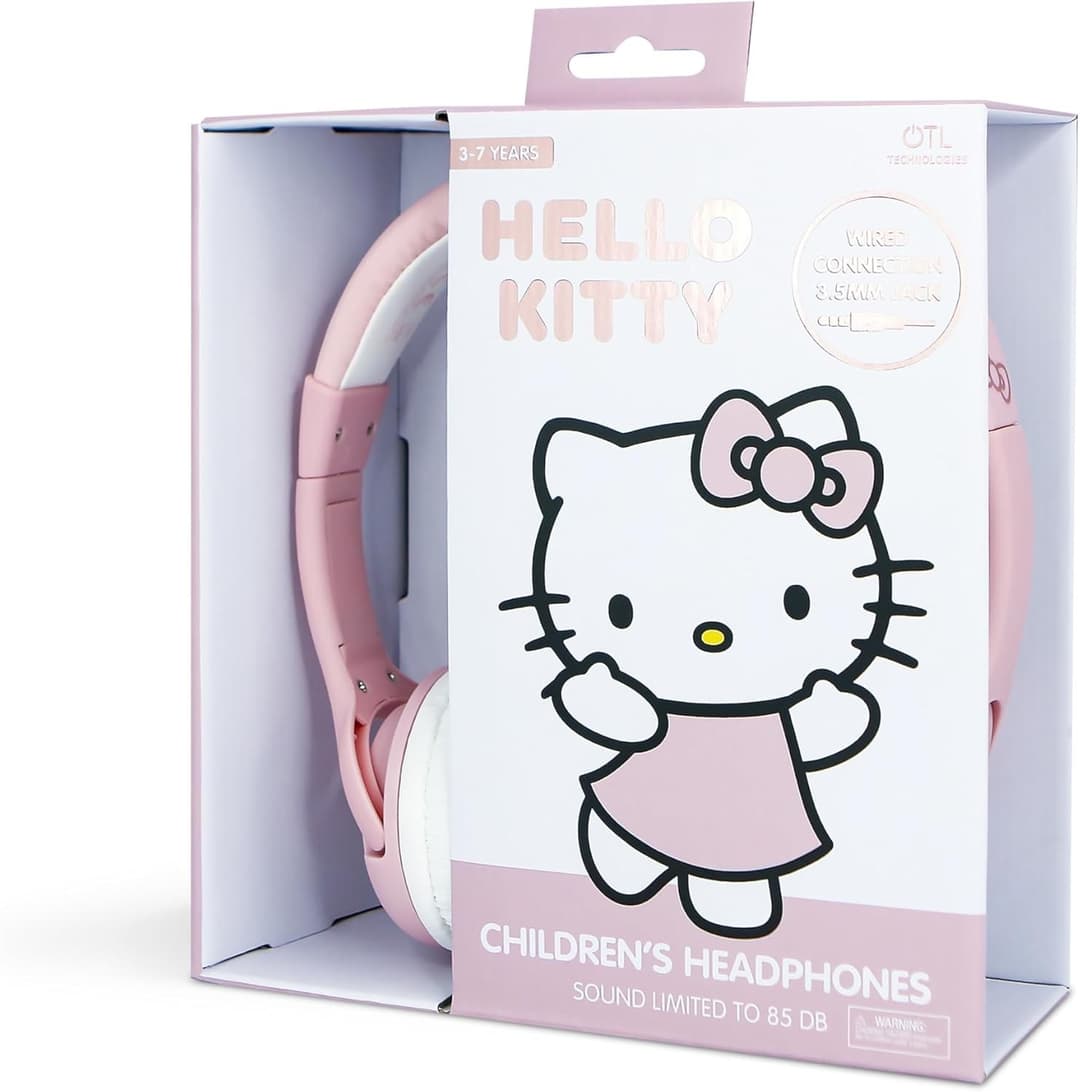 Hello Kitty Rose Gold Children's Headphones - Image 4