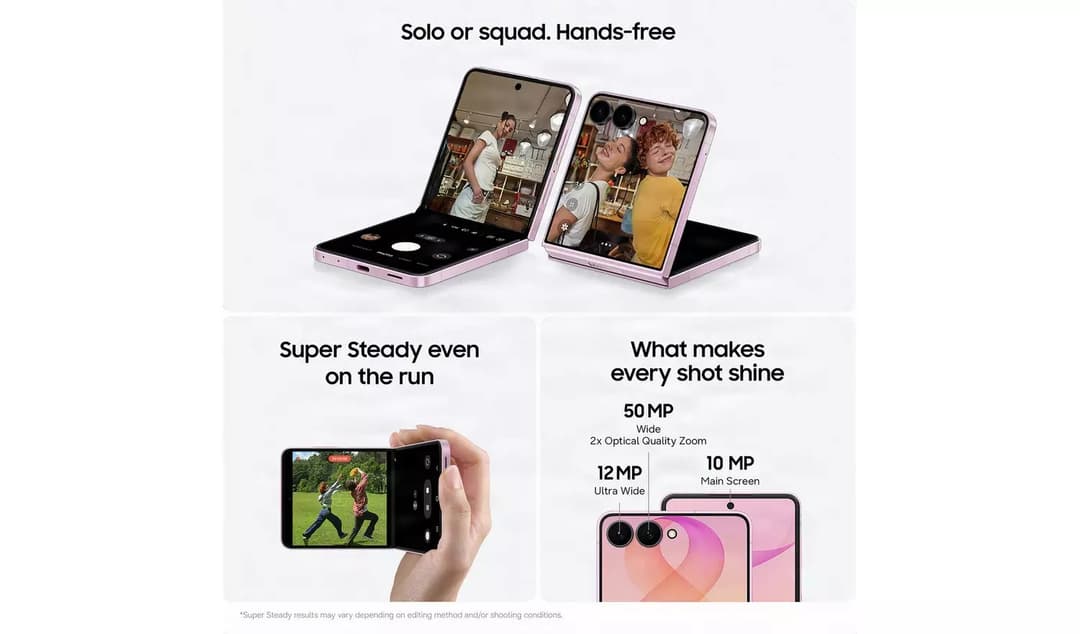 Samsung Galaxy Z Flip8 5G 256GB 12GB RAM Dual SIM Smartphone - Cream - Image 9