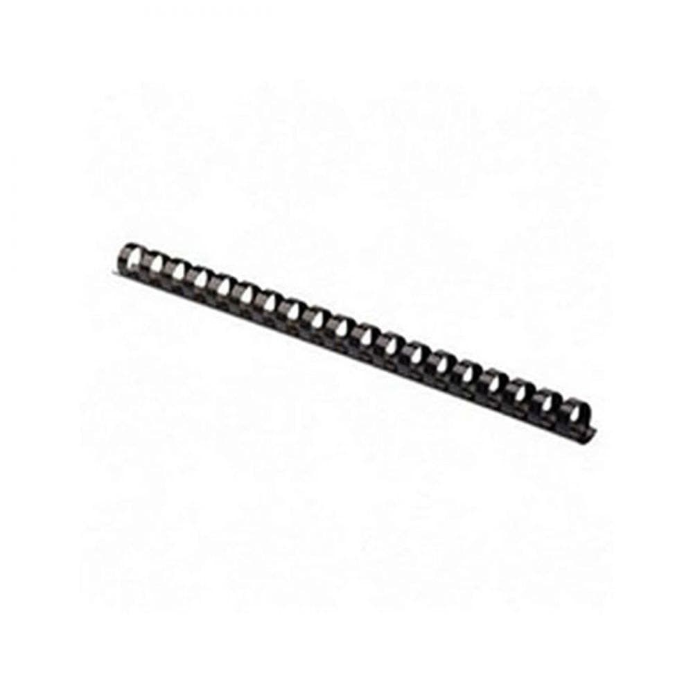 Fellowes Apex 6202101 Black Plastic Comb 14mm 100pk - Image 1