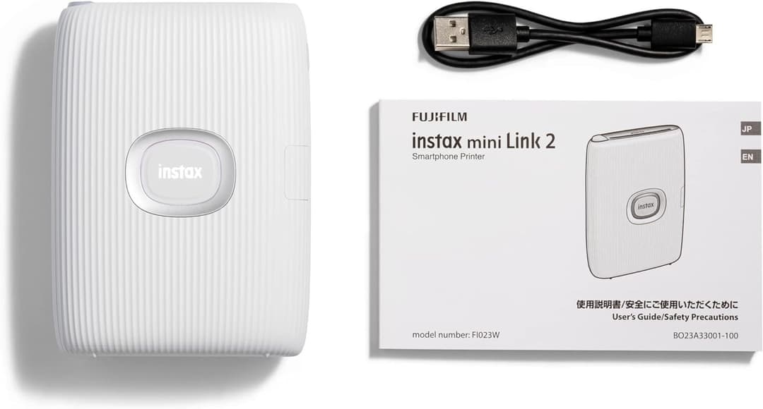 Fujifilm Instax Mini Link 2 Photo Printer Clay White - Image 2