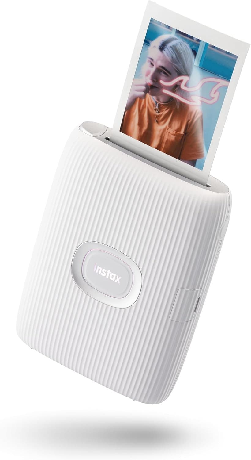 Fujifilm Instax Mini Link 2 Photo Printer Clay White - Image 1