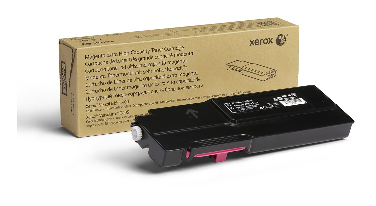 Xerox Genuine VersaLink® C400 Color Printer/C405 Color Multifunction Printer Magenta Extra High Capacity Toner Cartridge (8000 Pages) - 106R03531