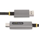 StarTech.com 6ft (2m) DisplayPort to HDMI Adapter Cable, 8K 60Hz, 4K 144Hz, HDR10, DP 1.4 to HDMI 2.1 Active Video Converter, DisplayPort Desktop to HDMI Monitor, M/M - DisplayPort to HDMI Cord thumbnail 4
