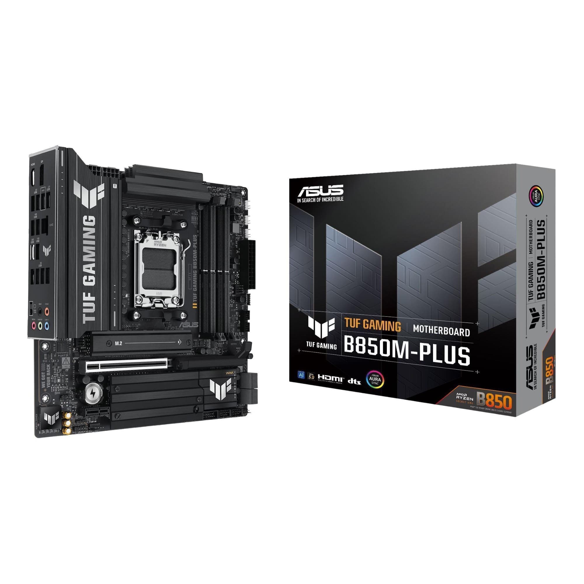 ASUS TUF GAMING B850M-PLUS II AMD B850 Socket AM5 DDR5 Micro-ATX Motherboard