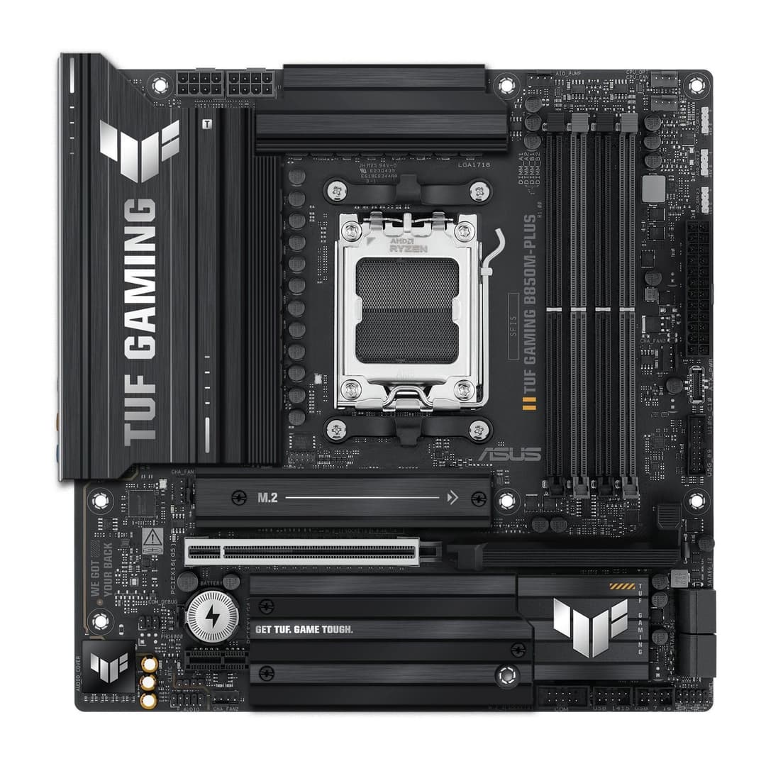 ASUS TUF GAMING B850M-PLUS II AMD B850 Socket AM5 DDR5 Micro-ATX Motherboard - Image 2