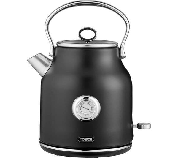 TOWER Renaissance T10063B Traditional Kettle - Black - Image 1