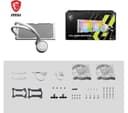 MSI MAG CORELIQUID E240 White 240mm ARGB All-in-One Liquid CPU Cooler thumbnail 3