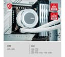 MSI MAG CORELIQUID E240 White 240mm ARGB All-in-One Liquid CPU Cooler thumbnail 4