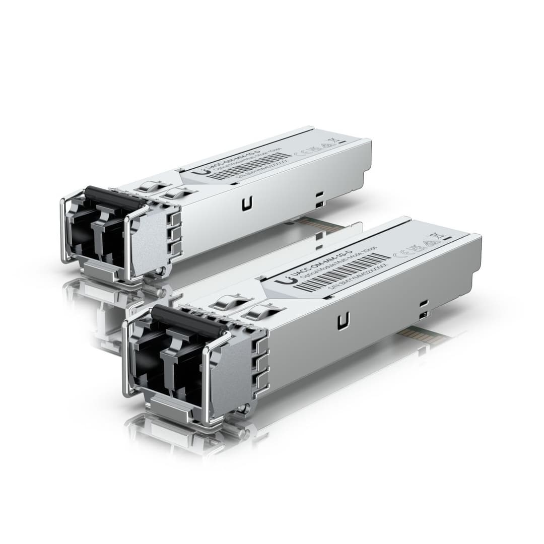 Ubiquiti UACC-OM-MM-1G-D 1G Multi-Mode Optical Module - SFP Transceiver, 850 nm, Duplex LC UPC, up to 550 m - Image 1