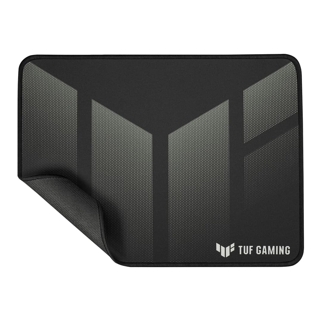 ASUS TUF Gaming P1 Gaming Mouse Pad 360 x 260 x 2 mm Cloth Surface Non-Slip Base - Black (90MP02G0-BPUA00) - Image 2
