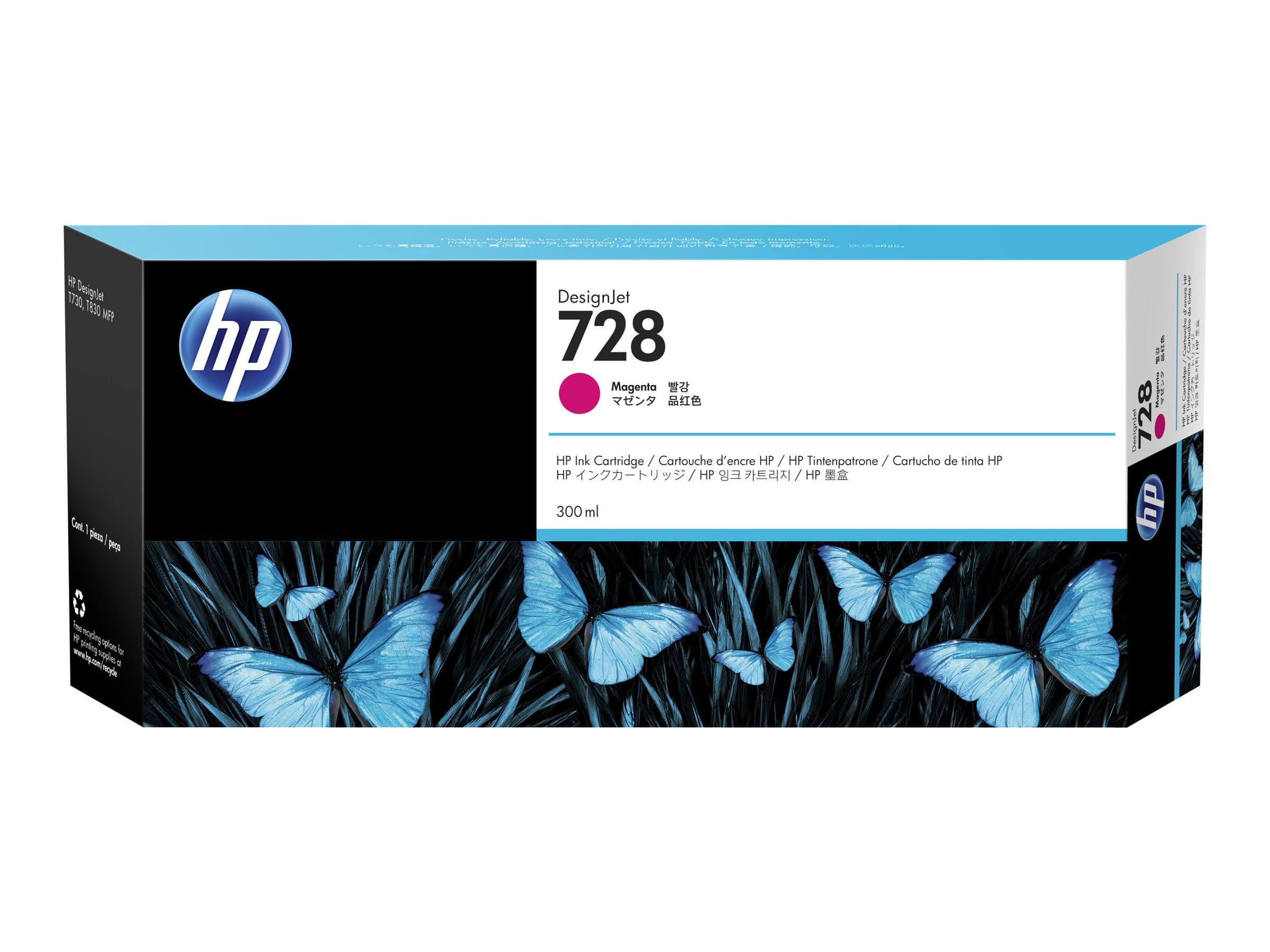 HP 728 - magenta - original - DesignJet - ink cartridge