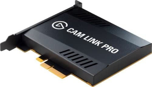 Elgato - Cam Link Pro - PCIe camera capture card, 4 HDMI inputs, 1080p60 Full HD, 4K30, Multiview, streaming, OBS, Zoom - Black