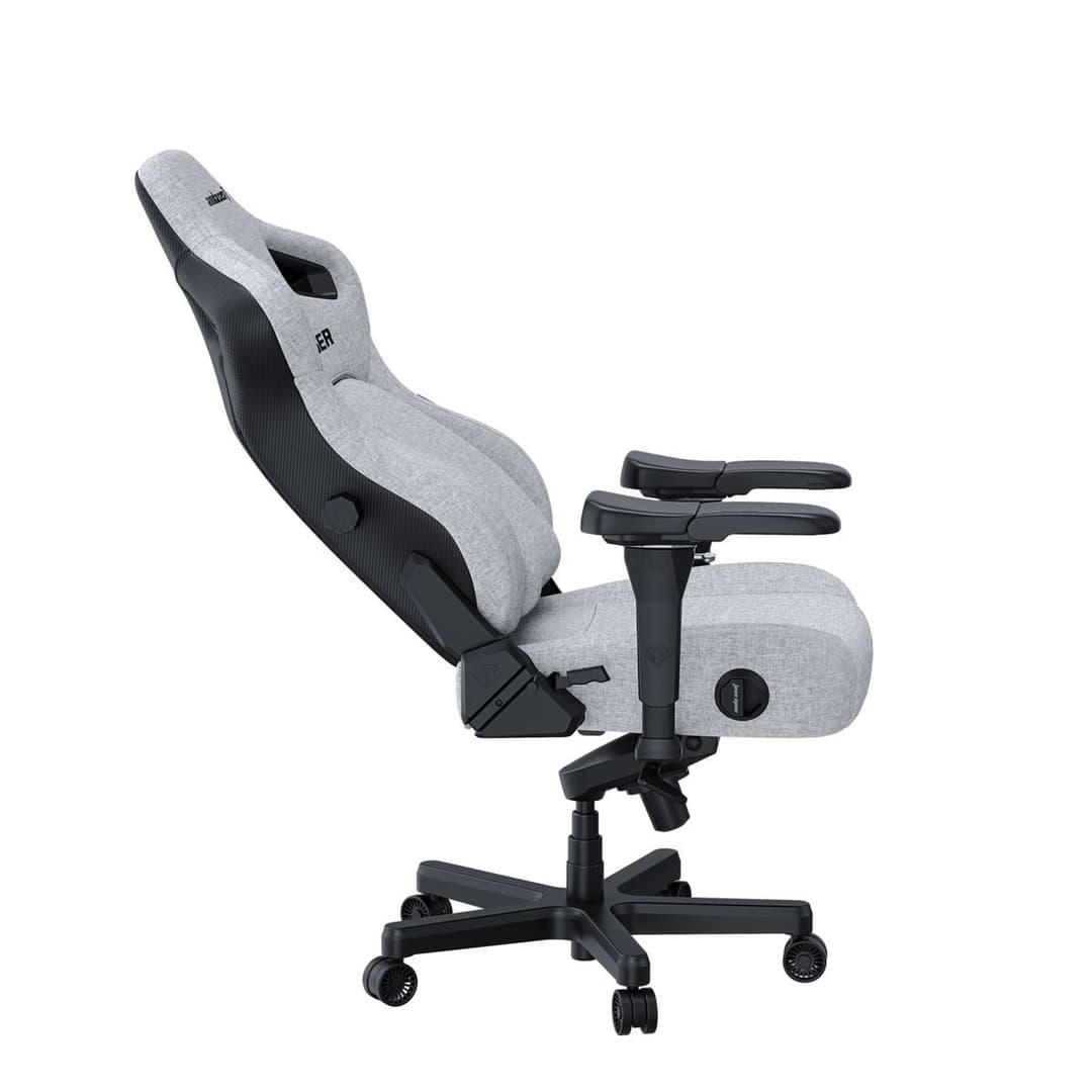 AndaSeat Kaiser 4 Large Ergo Office Gaming Chair - Grey Fabric - Image 7