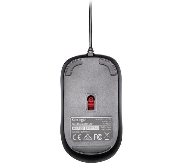 Kensington ValuMouse Wired Optical Mouse Black - Image 2