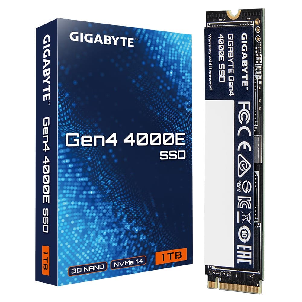 GIGABYTE Gen4 4000E 1TB M.2 2280 Internal SSD - PCIe 4.0 x4, NVMe 1.4, up to 4000MB/s Read, 3900MB/s Write, 3D NAND, DRAM-less HMB, G440E1TB - Image 5