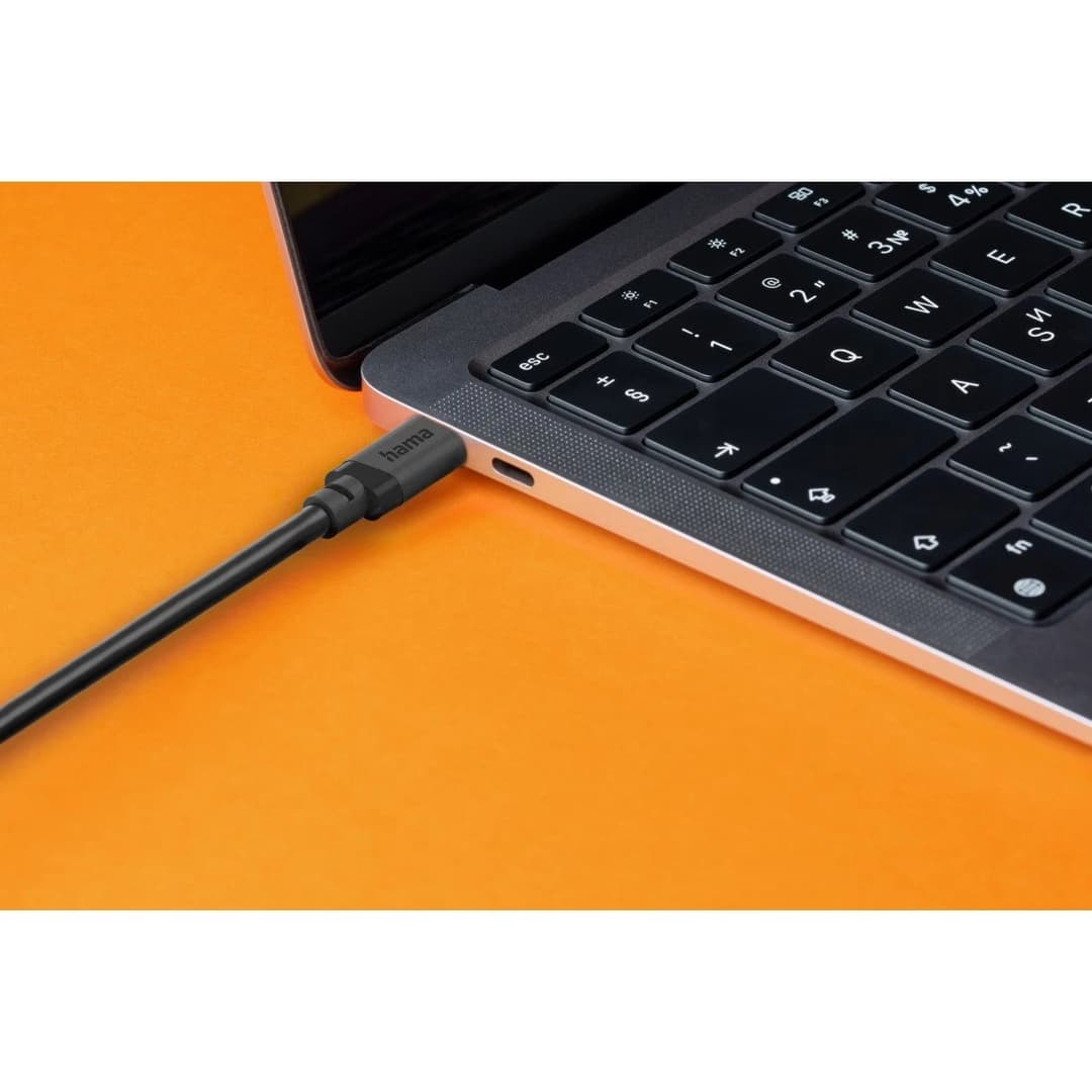 Hama USB-A to USB-C Cable, USB 3.2 Gen 1, 5 Gbit/s, Black - 0.75m - Image 3