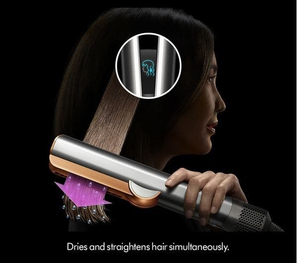 Dyson Airstrait Hair Straightener Amber Silk & Pink Champagne - Image 5