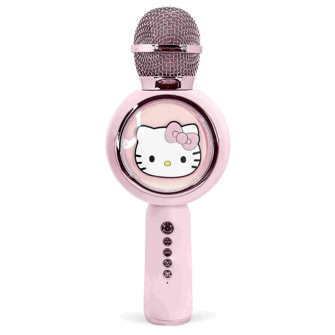 Hello Kitty PopSing Karaoke Microphone and Wireless Speaker with LED Lights - Image 2