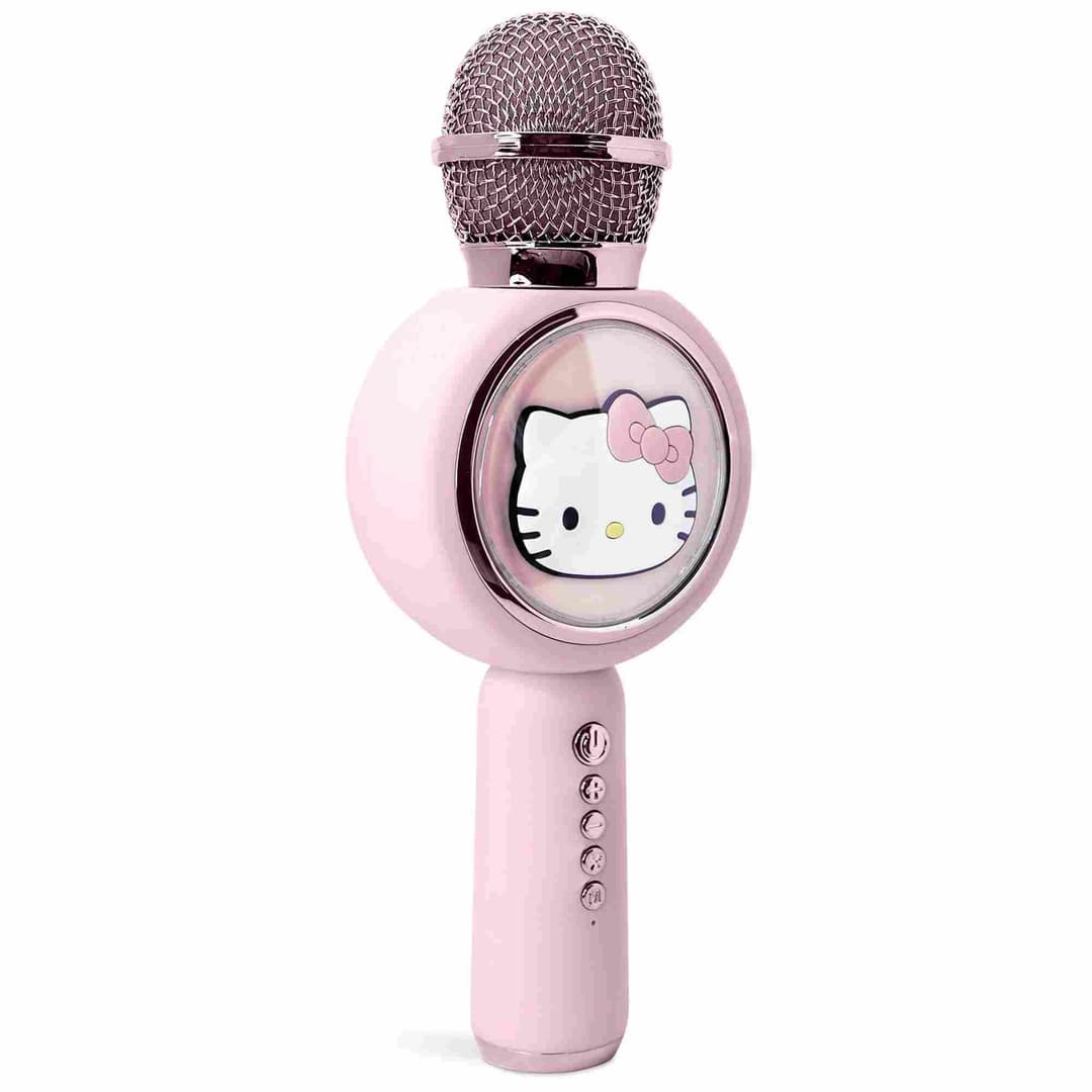 Hello Kitty PopSing Karaoke Microphone and Wireless Speaker with LED Lights - Image 4