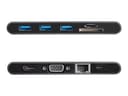 StarTech.com DKT30CHVSCPD USB-C Multiport Adapter Docking Station - 4K HDMI, VGA, 100W PD, 3x USB 3.0, Gigabit Ethernet, SD & MicroSD - Black thumbnail 7