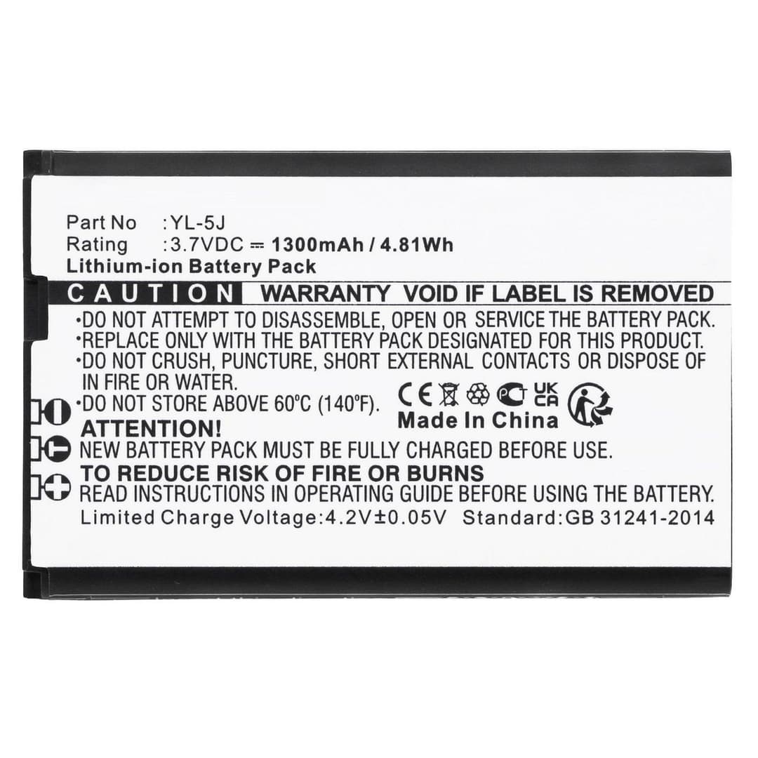 Battery 4.81Wh Li-ion 3.7V - Image 1