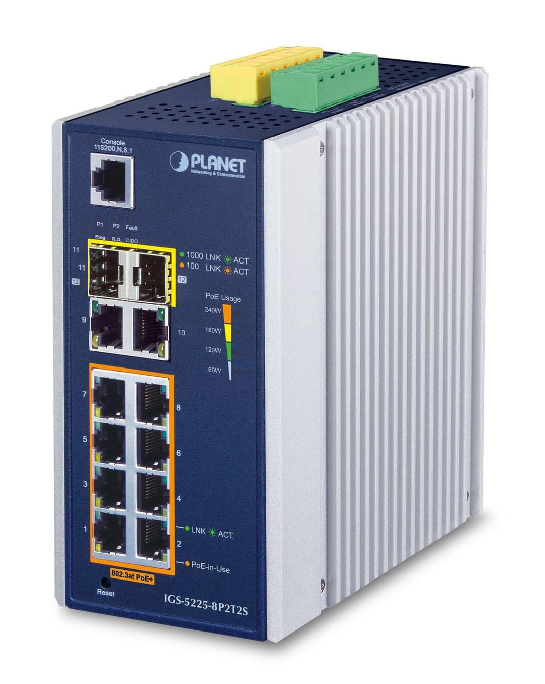 IP30 Industrial L2+/L4 8-Port - Image 1