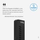 Plugable Technologies USB 3.0 and USB-C Dual 4K Display Docking Station with DisplayPort and HDMI for Windows and Mac (Dual 4K DisplayPort & HDMI, Gigabit Ethernet, Audio, 6 USB Ports) Vertical thumbnail 2