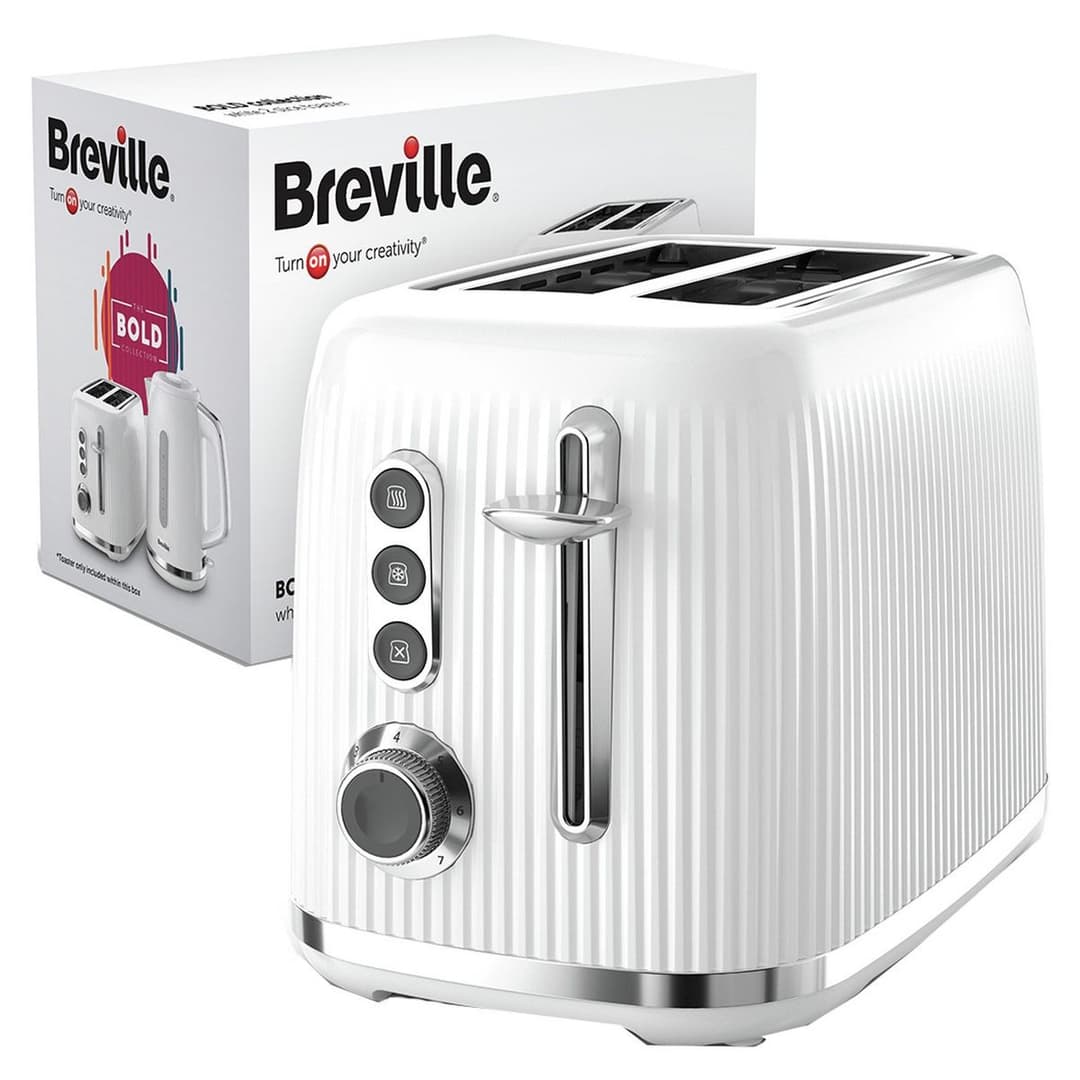 Breville VTR037 Bold 2 Slice Toaster - White - Image 7