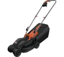 BLACK + DECKER BEMW351-GB 1000W 32cm Corded Rotary Lawn Mower - Black & Orange thumbnail 1