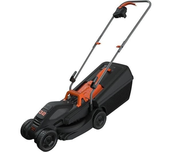 BLACK + DECKER BEMW351-GB Corded Rotary Lawn Mower - Black & Orange