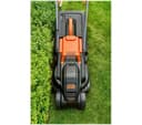 BLACK + DECKER BEMW351-GB 1000W 32cm Corded Rotary Lawn Mower - Black & Orange thumbnail 4