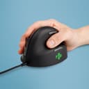 R-Go Tools HE Break Ergonomic Vertical Mouse Right-handed Black - Medium Wired thumbnail 1