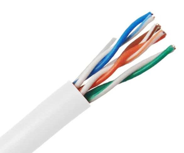 Microconnect Cat5e UTP Solid Network Cable, 24AWG CCA, PVC - 305m