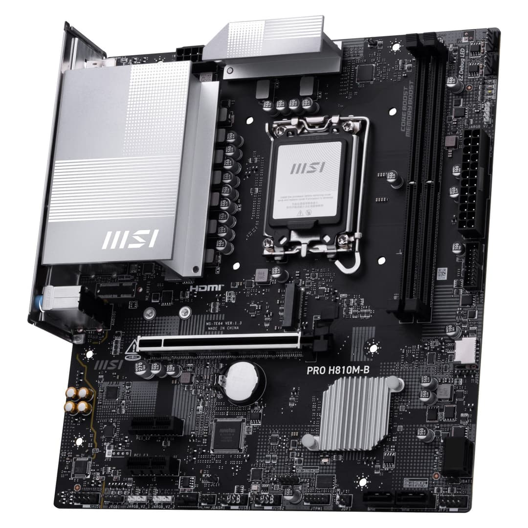 MSI PRO H810M-B DDR5 micro-ATX Intel LGA1851 Motherboard - Image 4