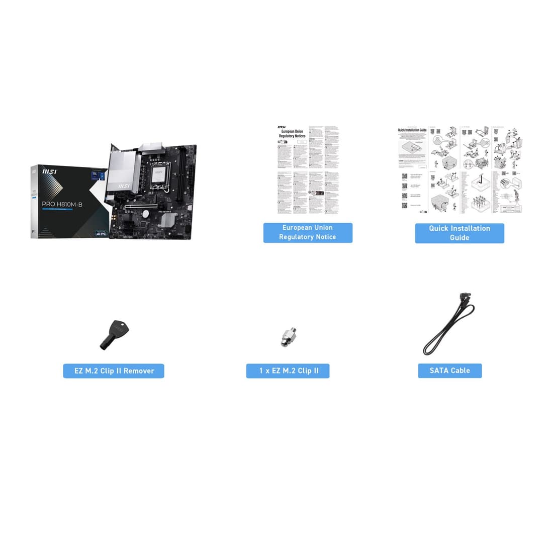 MSI PRO H810M-B DDR5 micro-ATX Intel LGA1851 Motherboard - Image 7