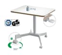 LEITZ Ergo Small Sit Standing Desk - White thumbnail 2