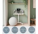LEITZ Ergo Small Sit Standing Desk - White thumbnail 7