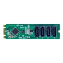 StarTech.com 4-Port M.2 to SATA Adapter Card, M.2 PCIe 3.0 to SATA HDD/SSD Expansion Card, ASM1064 Chipset, M.2 NVMe to 4x HDD/SSD for Windows/macOS/Linux thumbnail 3