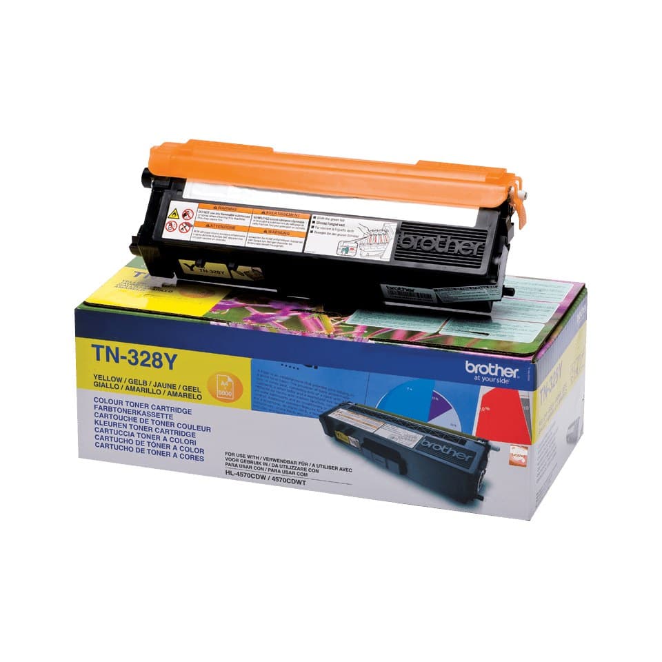 Brother TN-328Y toner cartridge 1 pc(s) Original Yellow - Image 1