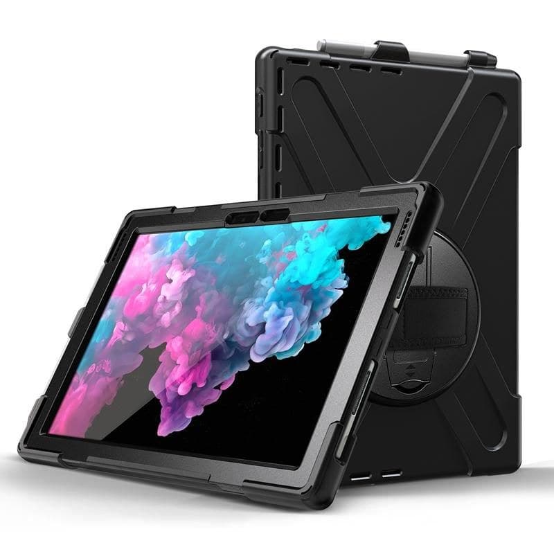 eSTUFF ES681892-BULK AUSTIN Defender Case for Microsoft Surface Go 4/Go 3/Go 2/Go Black - Image 1